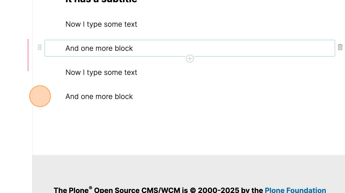 The duplicated text blocks