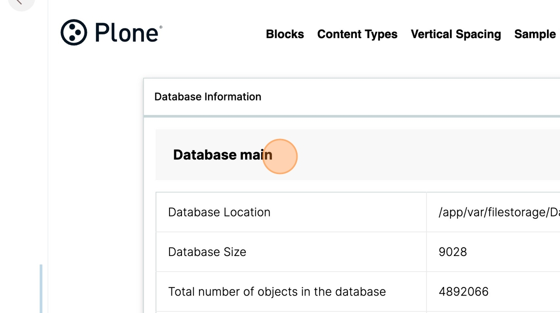 Details about the database