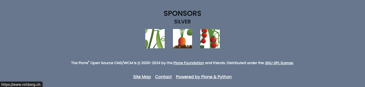 Sponsors component